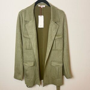 Solitaire Open Front Blazer Jacket - Unbranded